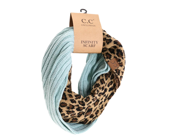 Leopard Print Infinity Scarf