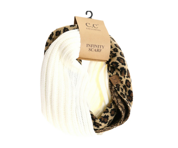 Leopard Print Infinity Scarf