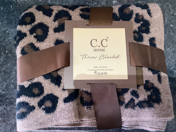 Leopard pattern C.C Blanket