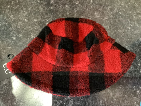 Buffalo Check Sherpa C.C Bucket Hat