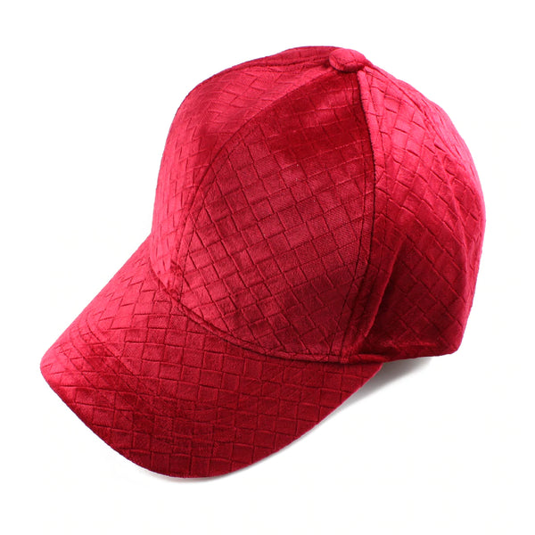 Velvet Basket Weave Ball Cap